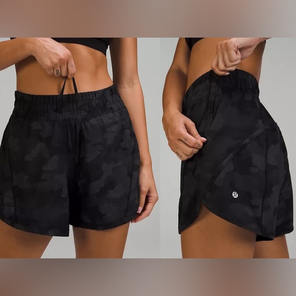 Lululemon Track That Mid-Rise
Lined Short 5' Heritage 365 Camo